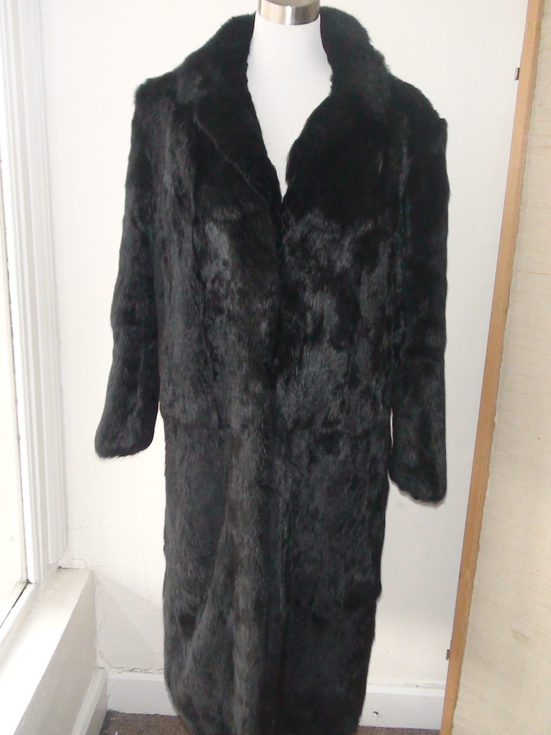 rabbit fur coat