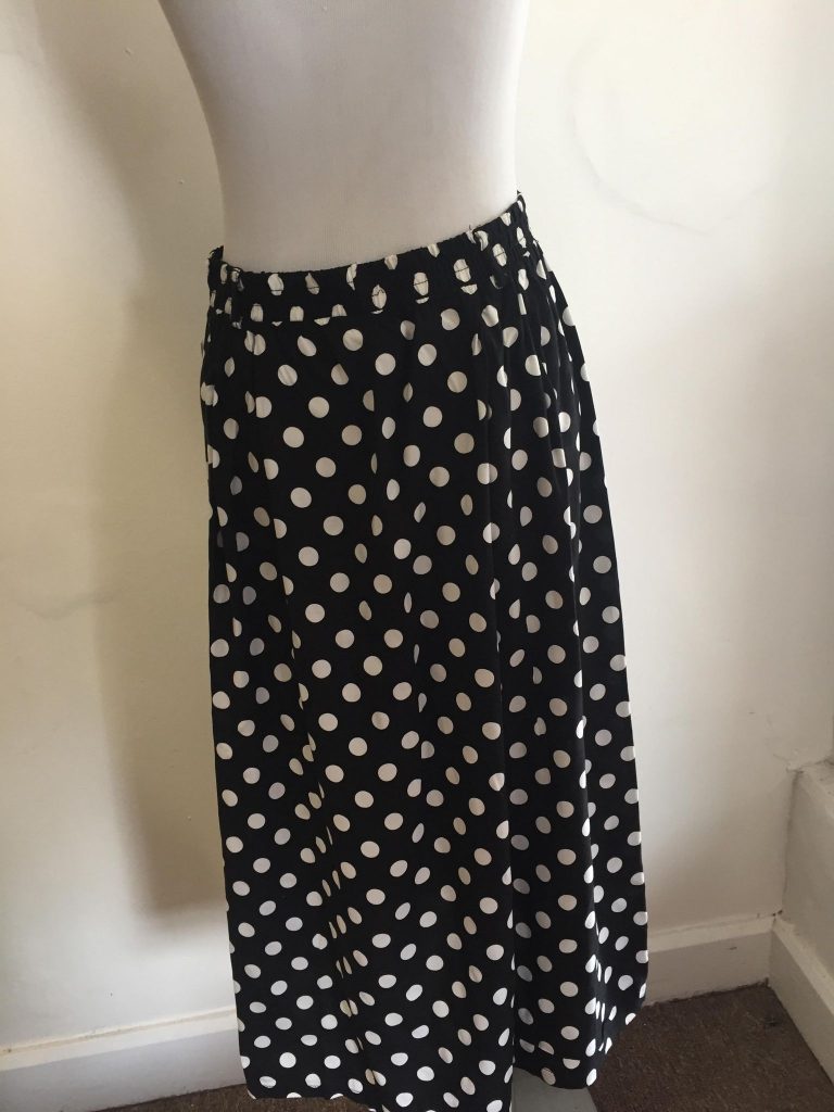 1980S POLKA DOT SKIRT | Chaos Bazaar Vintage