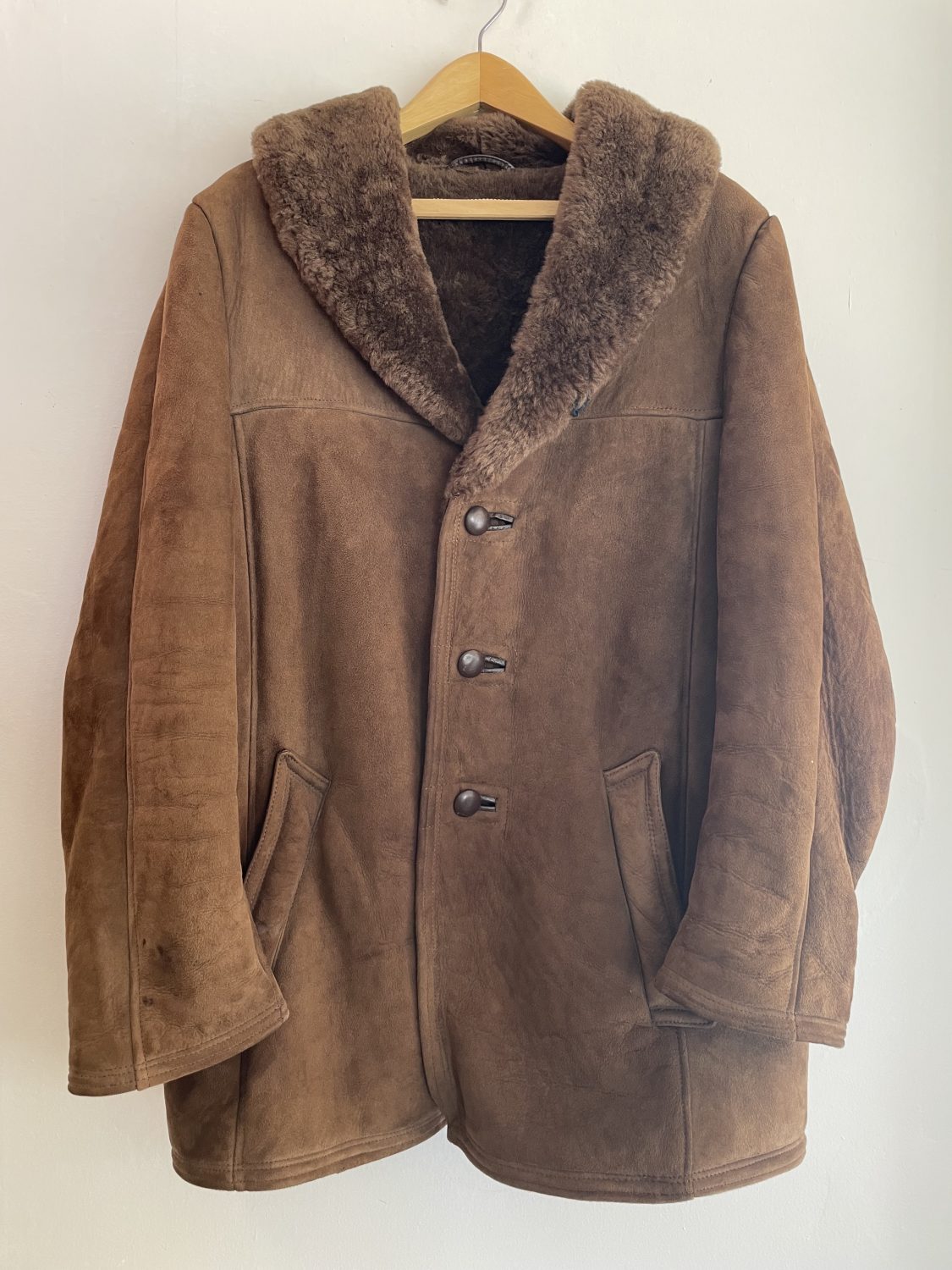 MEN'S 70's SHEEPSKIN AND SUEDE JACKET | Chaos Bazaar Vintage