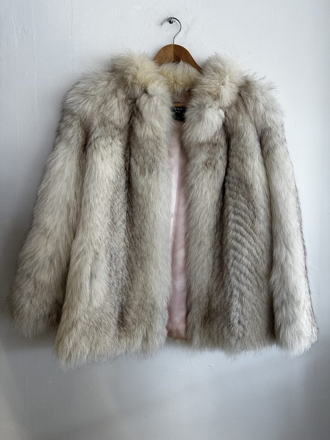 Blue fox deals fur jacket